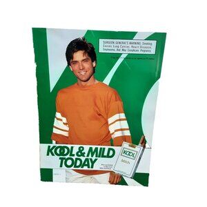 1988 Kool And Mild Today Cigarettes Original Print Ad Vintage